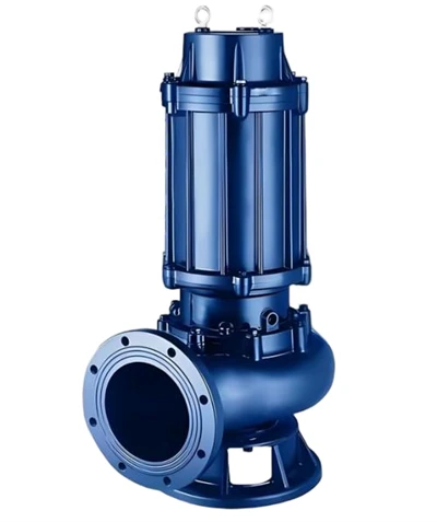 Bomba de esgoto submersível de alto fluxo